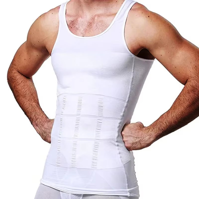 Men Shapewear Undershirt Slimming Belly Shapewear Tummy Control Undershirt Body Shaper Waist Corset Tank Tops Underwear