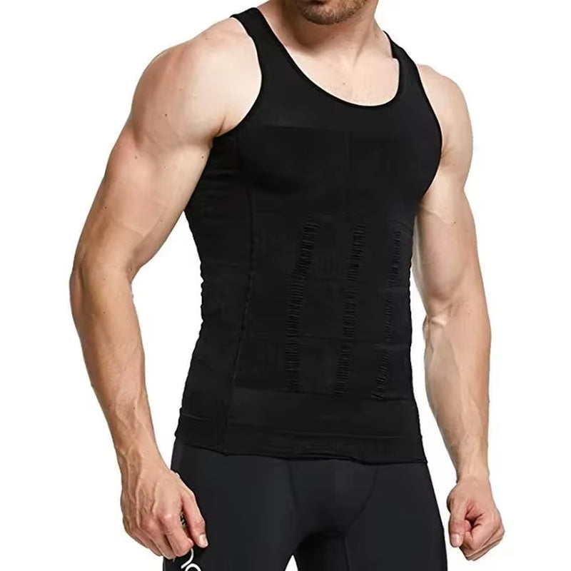 Men Shapewear Undershirt Slimming Belly Shapewear Tummy Control Undershirt Body Shaper Waist Corset Tank Tops Underwear
