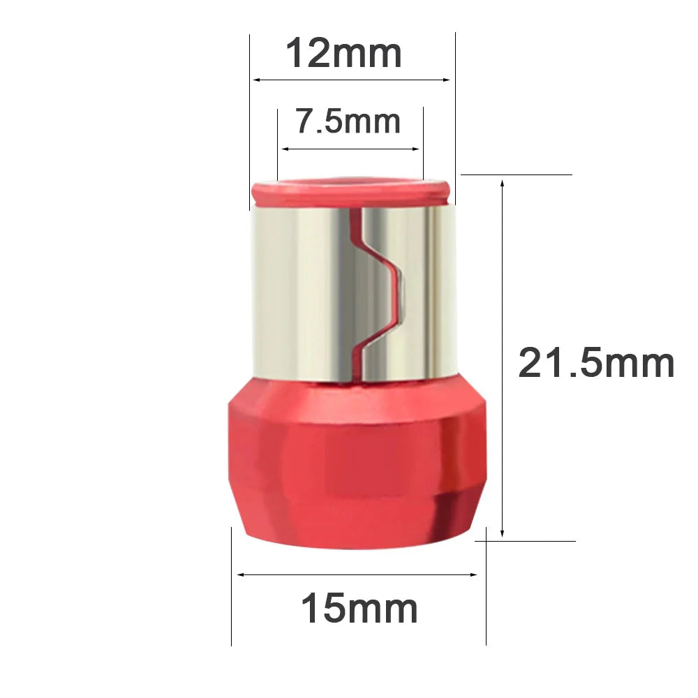 6.35Mm Magnetic Bit Alloy Batch Head Magnetic Ring Screwdriver Bit Anti-Corrosion Cross Head Positioner Electric Drill Bit