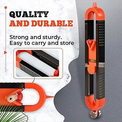 New Profile Scribing Ruler Contour Gauge with Lock Precise Scribe Tool Woodworking Edge Corner Measuring Profile Duplicator