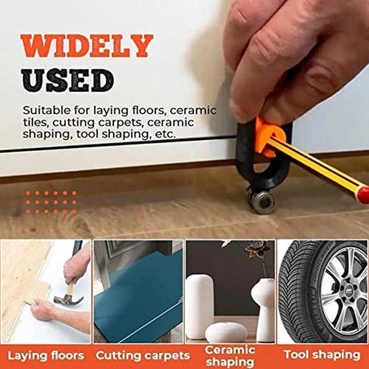 New Profile Scribing Ruler Contour Gauge with Lock Precise Scribe Tool Woodworking Edge Corner Measuring Profile Duplicator