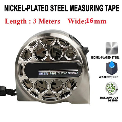 3/5/7.5M Metric Tape Measure Stainless Steel Anti-Corrosion Retractable Metric Ruler Hollow Design Woodworking Measuring Tool